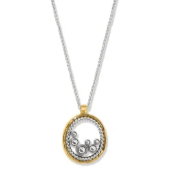 Brighton Halo Gleam Necklace Silver-Multi Best