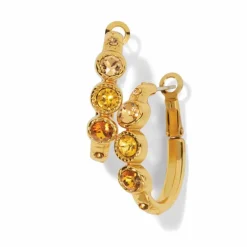 Brighton Halo Glow Trio Hoop Earrings Gold Fashion