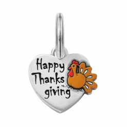 Brighton Happy Thanksgiving Charm Silver-Multi New