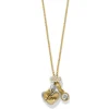 Brighton Heart of Gold Charm Necklace Silver-Gold Sale