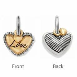 Brighton Heart of Gold Charm Necklace Silver-Gold Sale