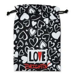 Brighton Heartz Flip Flops Black Sale