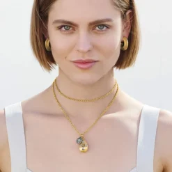 Brighton Heavenly Cross Necklace Gold New