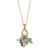 Brighton Heavenly Cross Short Necklace Silver-Gold New