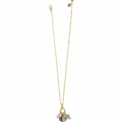 Brighton Heavenly Cross Short Necklace Silver-Gold New