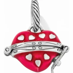 Brighton Hidden Hearts Charm Silver-Pink Clearance
