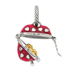 Brighton Hidden Hearts Charm Gift Set Silver-Red Outlet