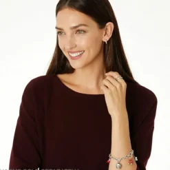 Brighton Holiday Cupcake Charm Silver-Multi Hot
