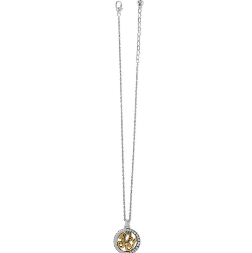 Brighton Holiday Joy Necklace Gold Hot