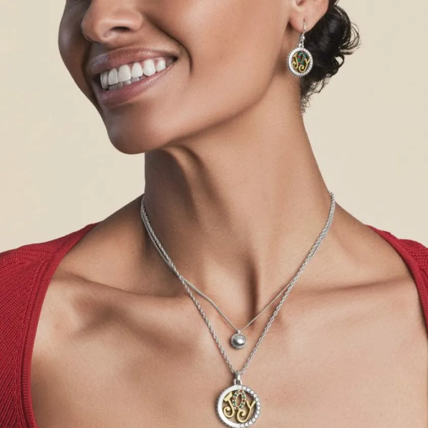 Brighton Holiday Joy Necklace Gold Hot