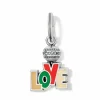 Brighton Holiday Love Charm Silver-Multi Hot