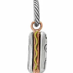 Brighton Hot Dog Charm Silver-Multi Online