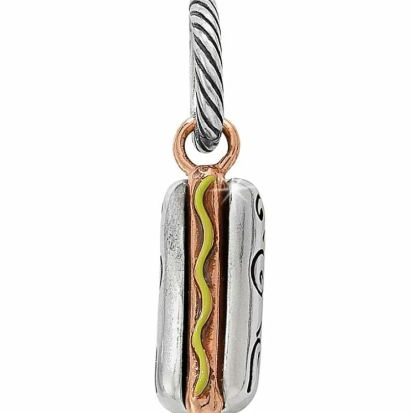 Brighton Hot Dog Charm Silver-Multi Online