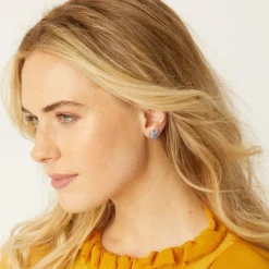Brighton Hummingbird Mini Post Earrings Silver Sale