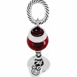 Brighton I Love Wine Charm Burgundy Fashion