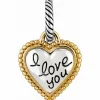 Brighton I Love You Charm Silver-Gold New