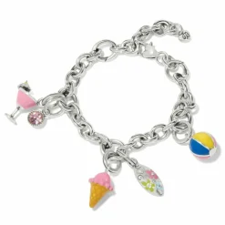 Brighton Ice Cream Cone Charm Silver-Multi Outlet