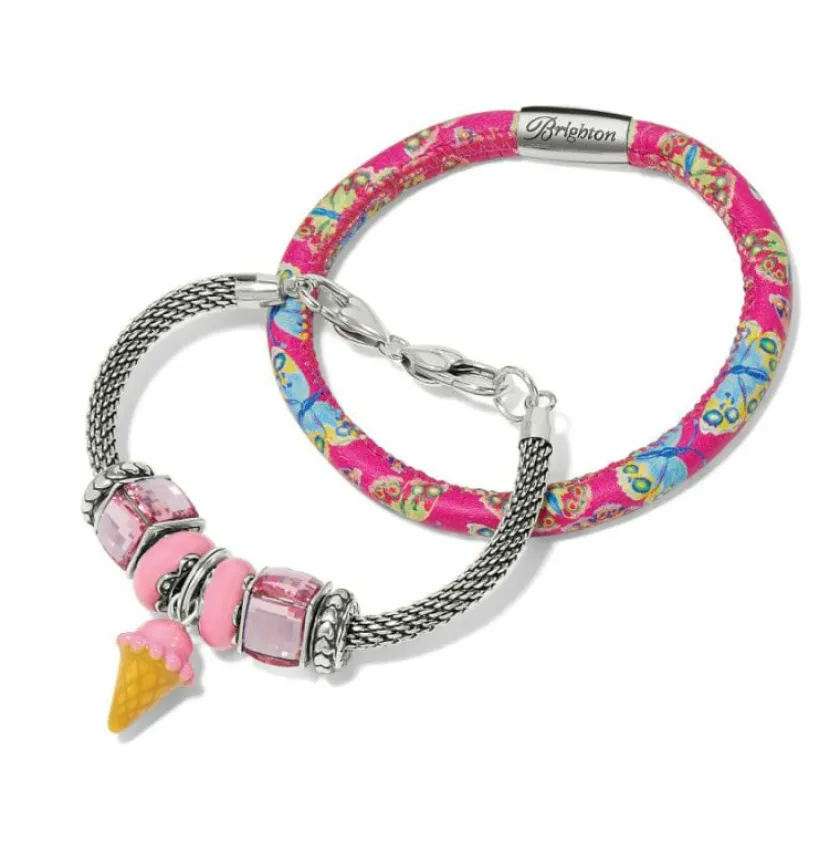 Brighton Ice Cream Cone Charm Silver-Multi Outlet