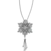 Brighton Iceblink Snowflake Necklace Silver Sale