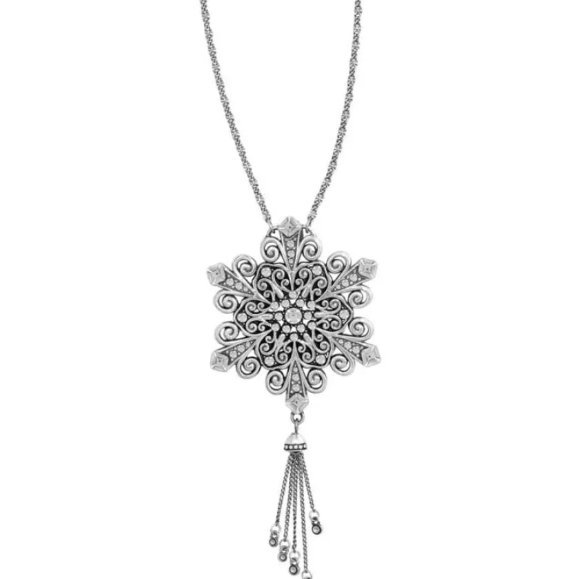 Brighton Iceblink Snowflake Necklace Silver Sale