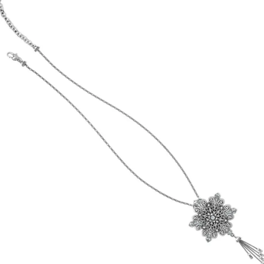 Brighton Iceblink Snowflake Necklace Silver Sale