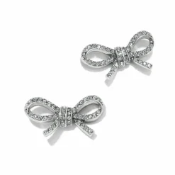 Brighton Illumina Bow Post Earrings Silver Outlet
