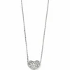 Brighton Illumina Celeste Heart Petite Necklace Silver Hot