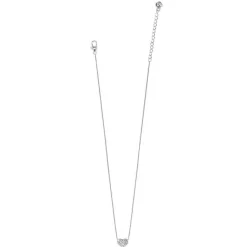 Brighton Illumina Celeste Heart Petite Necklace Silver Hot