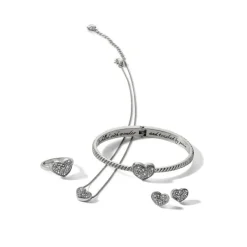 Brighton Illumina Celeste Heart Petite Necklace Silver Hot