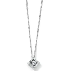 Brighton Illumina Diamond Petite Necklace Silver Sale