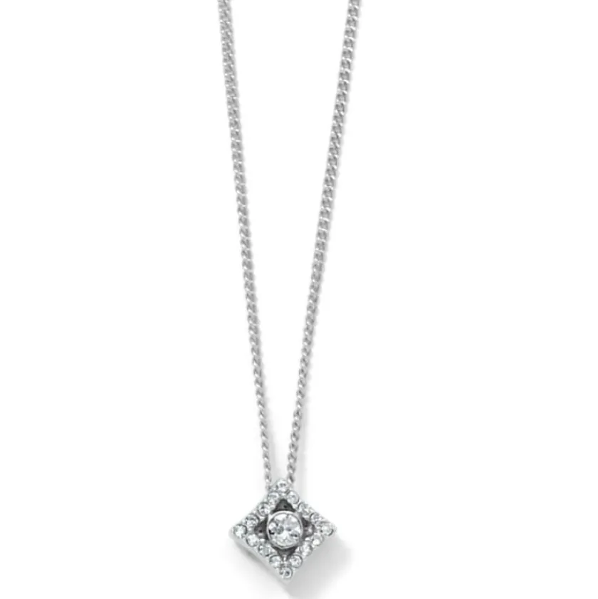 Brighton Illumina Diamond Petite Necklace Silver Sale