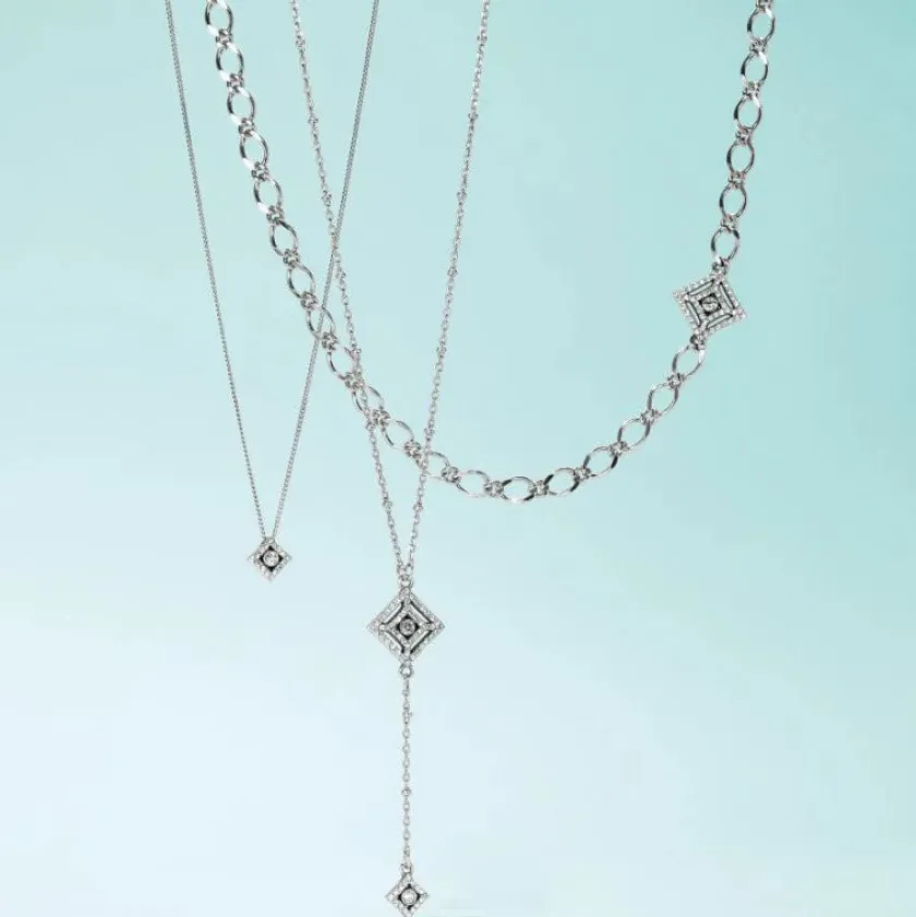 Brighton Illumina Diamond Petite Necklace Silver Sale