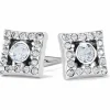Brighton Illumina Diamond Post Earrings Silver Discount