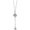 Brighton Illumina Diamond Y Necklace Silver Hot