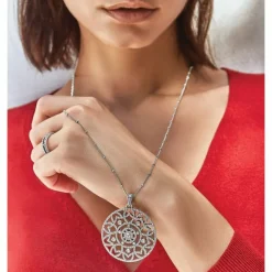 Brighton Illumina Fiori Necklace Silver New