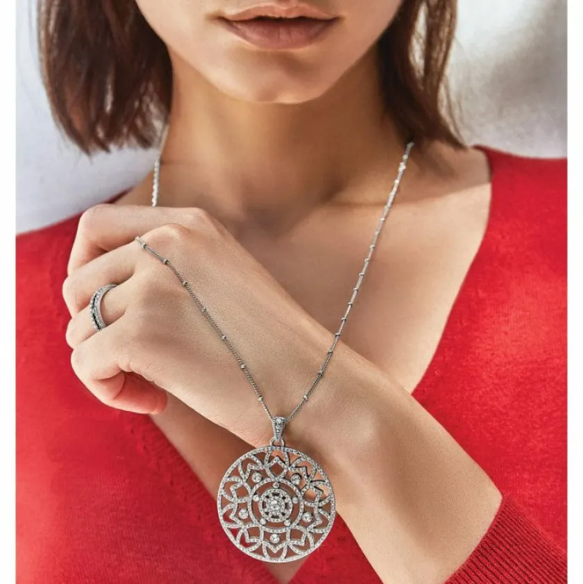 Brighton Illumina Fiori Necklace Silver New