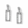 Brighton Illumina Light Linx Post Drop Earrings Silver New