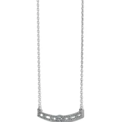 Brighton Illumina Lights Allure Bar Necklace Silver Sale