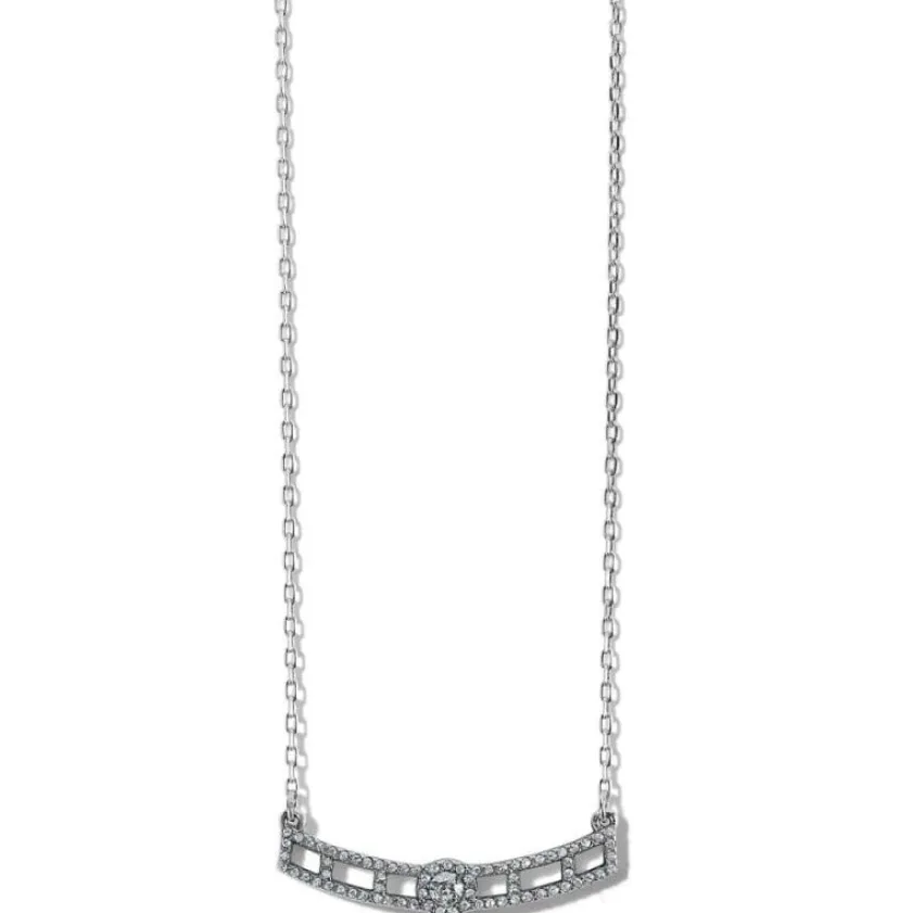 Brighton Illumina Lights Allure Bar Necklace Silver Sale