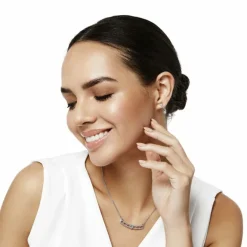 Brighton Illumina Lights Allure Bar Necklace Silver Sale