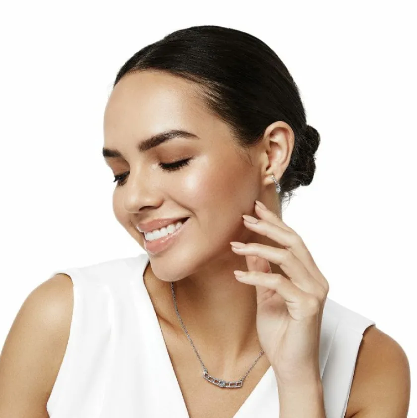 Brighton Illumina Lights Allure Bar Necklace Silver Sale