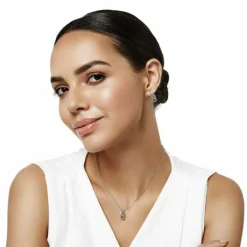 Brighton Illumina Lights Allure Petite Necklace Silver Hot