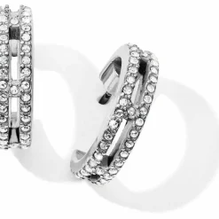 Brighton Illumina Lights Hoop Earrings Silver Sale