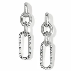 Brighton Illumina Lights Linx Post Earrings Silver Hot