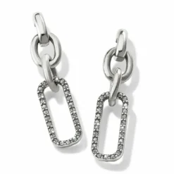 Brighton Illumina Lights Linx Post Earrings Silver Hot