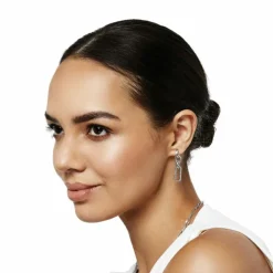 Brighton Illumina Lights Linx Post Earrings Silver Hot