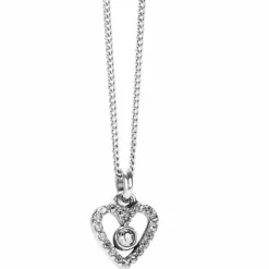 Brighton Illumina Love Mini Necklace Silver New