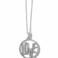 Brighton Illumina Love Necklace Silver Clearance