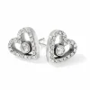Brighton Illumina Love Post Earrings Silver Best