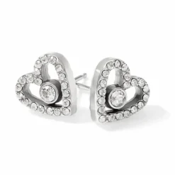 Brighton Illumina Love Post Earrings Silver Best